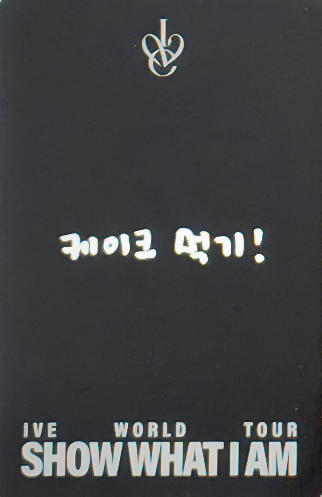 Wonyoung IVE photocard back side - Korea DIVE Zone - Day 2