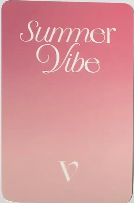 Umji VIVIZ photocard back side - Offline / Online