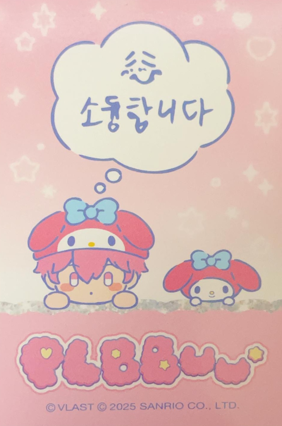 Bamby PLAVE photocard back side - Photocards