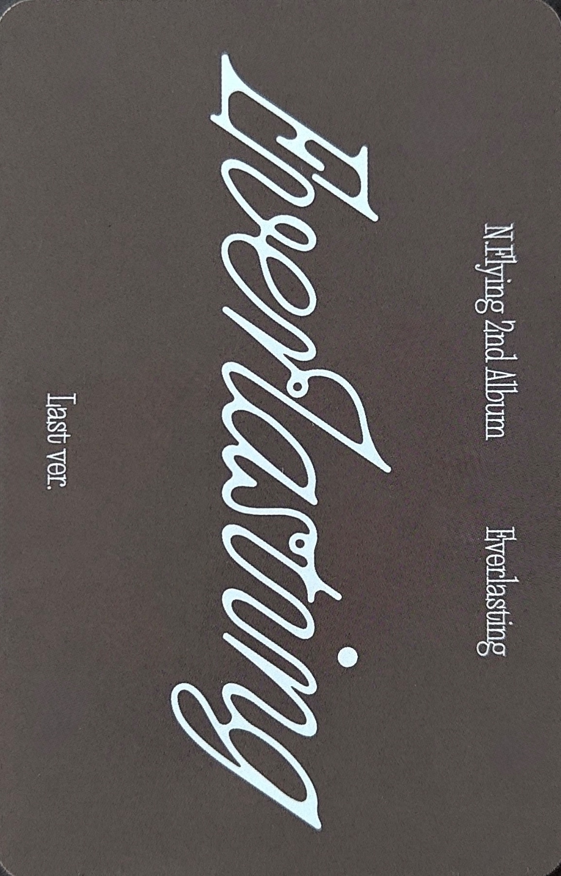 Seunghyub & Dongsung N.Flying photocard back side - Unit Photocard