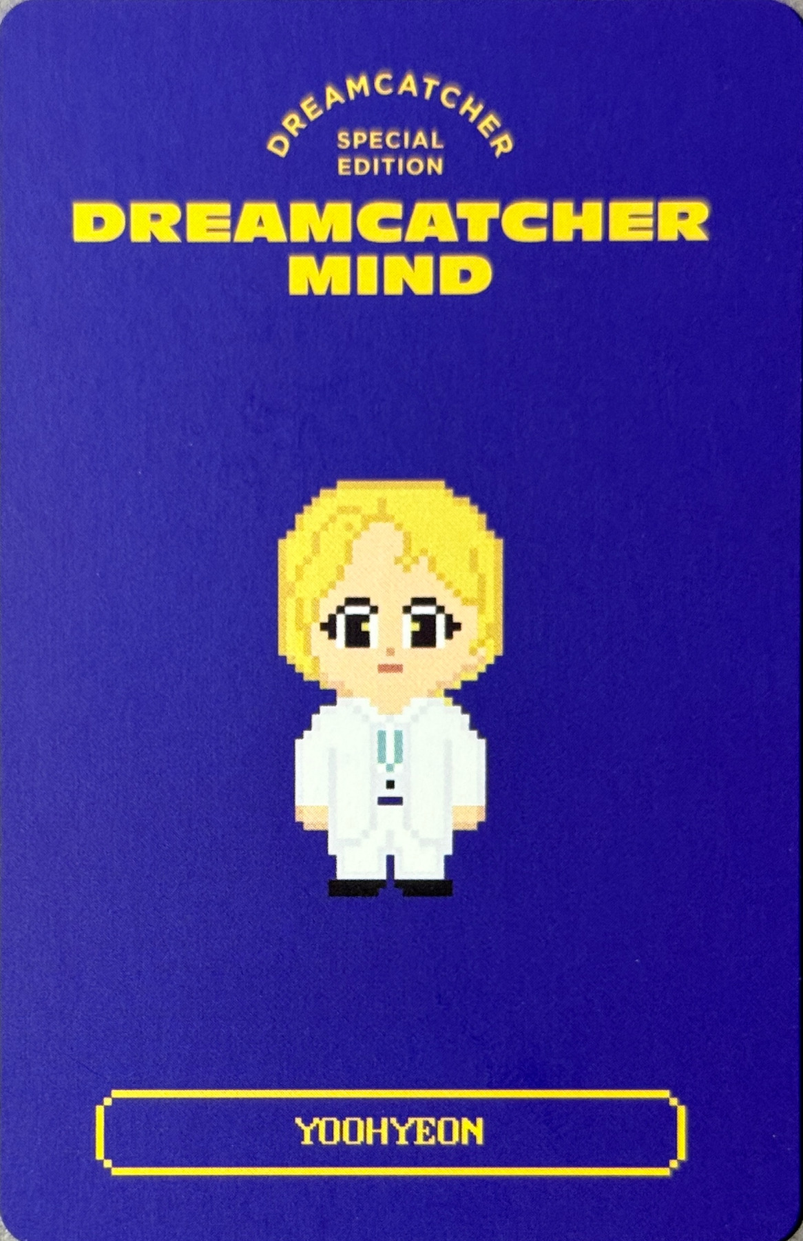 Yoohyeon Dreamcatcher photocard back side - Photocard Set (E)