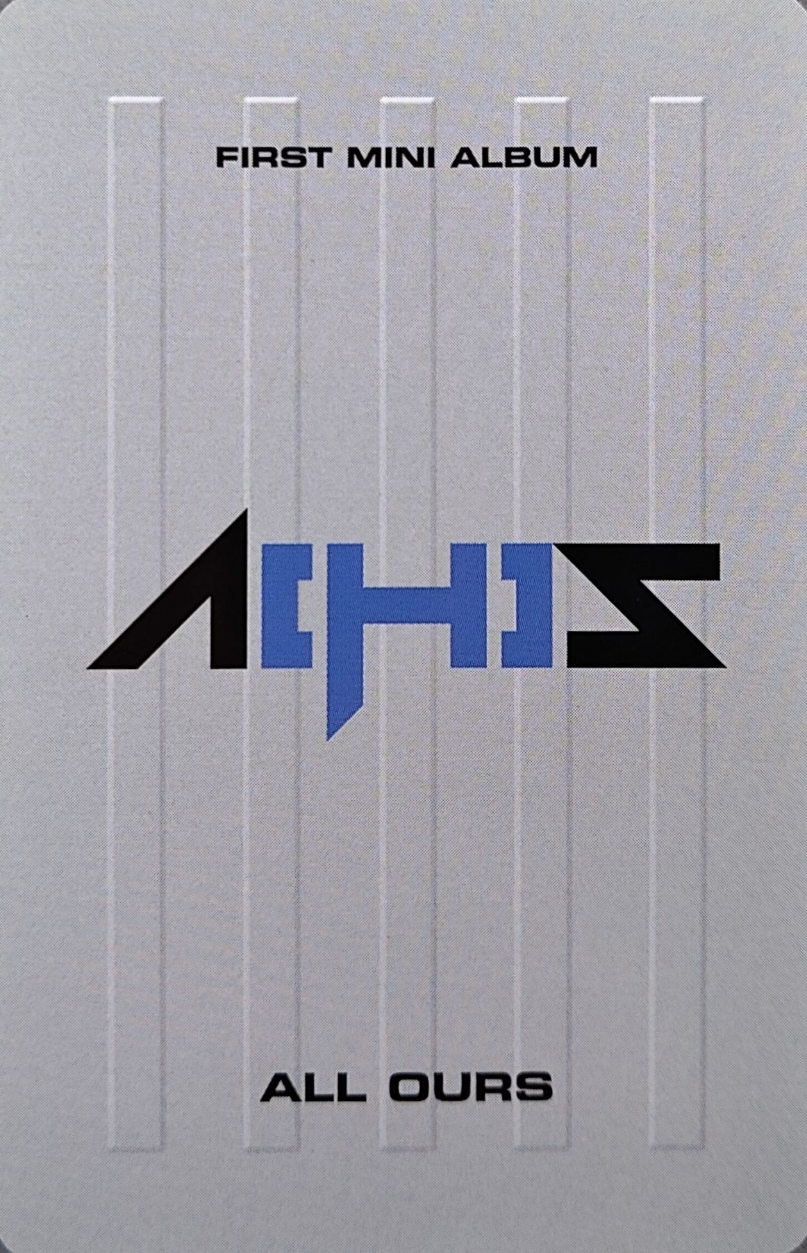 Xayden ALL(H)OURS photocard back side - Photocard