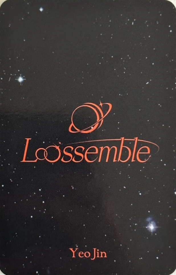 Yeojin Loossemble photocard back side - Photocard
