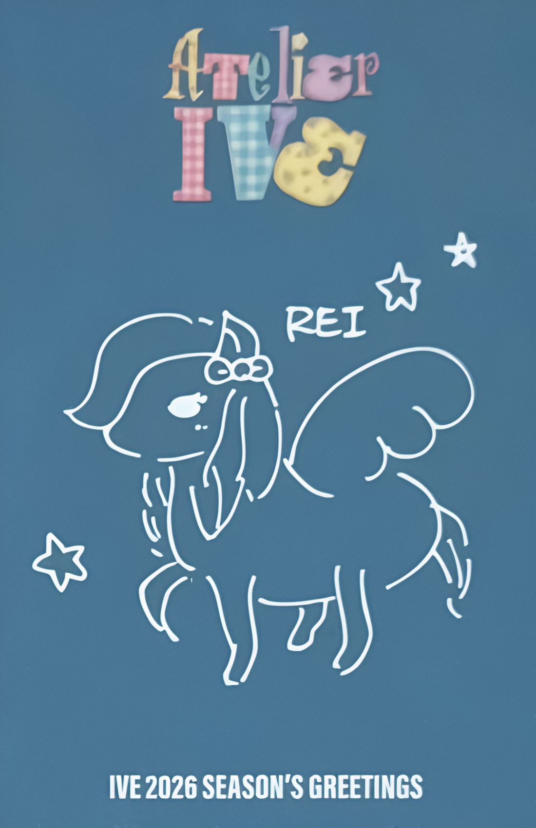 Rei IVE photocard back side - Photocards Set