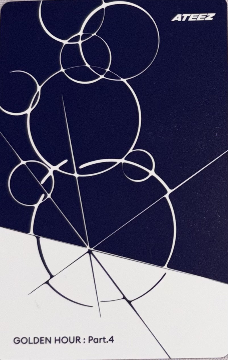 Mingi ATEEZ photocard back side - Photocards