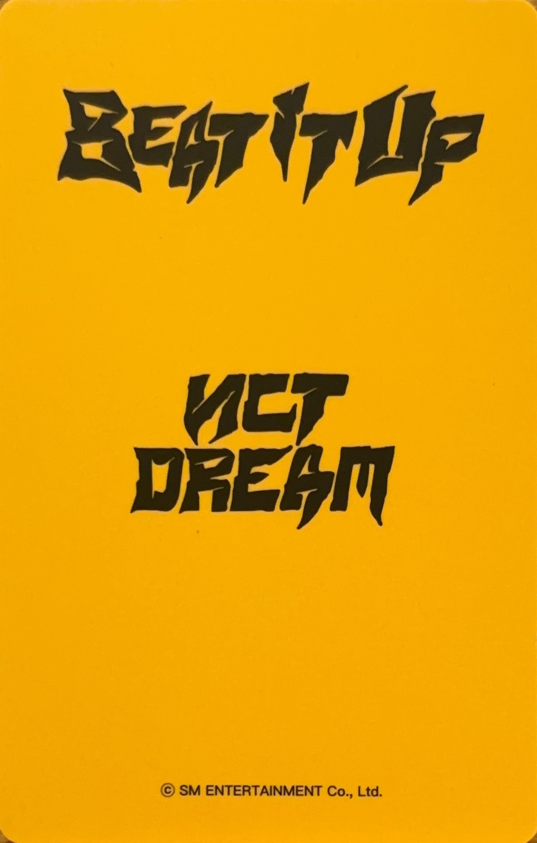 Jisung NCT DREAM photocard back side - Online