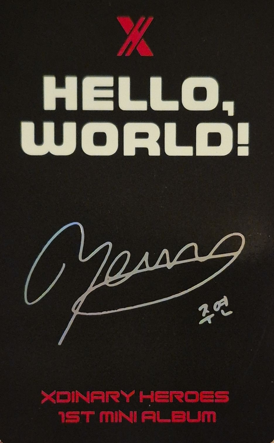 Jooyeon Xdinary Heroes photocard back side - Photocard