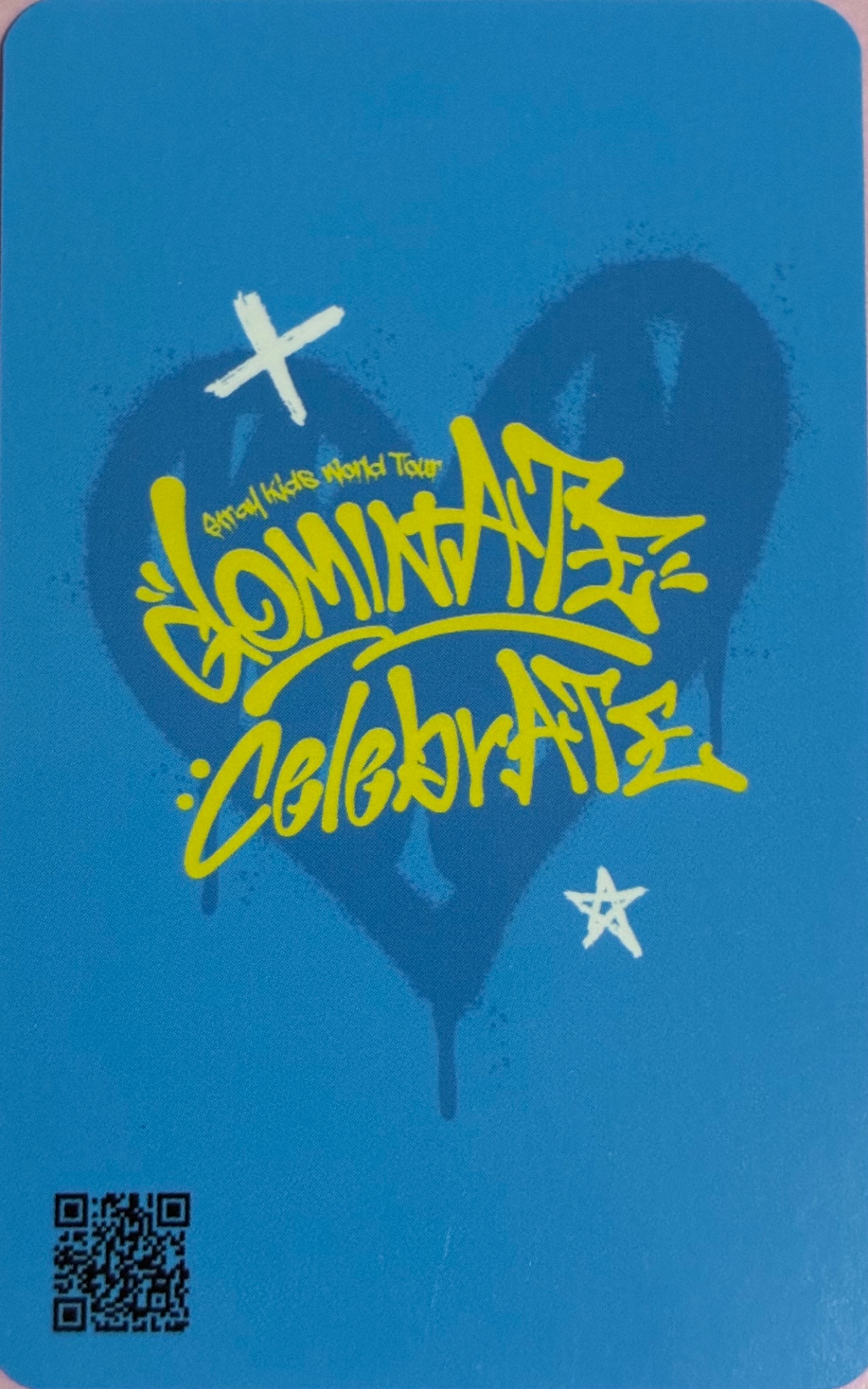 I.N Stray Kids photocard back side - Online POB