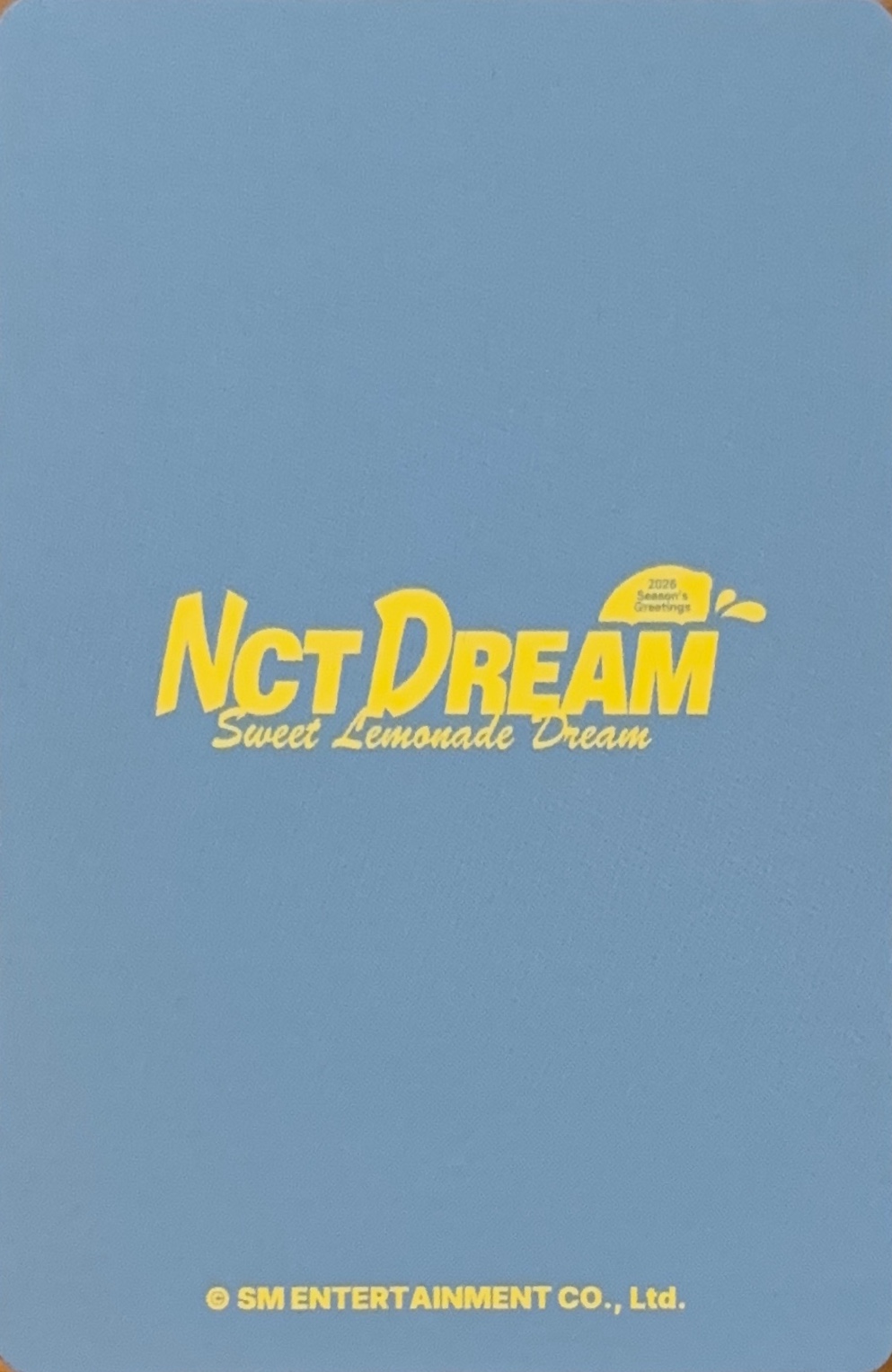 Haechan NCT DREAM photocard back side - Photocard set