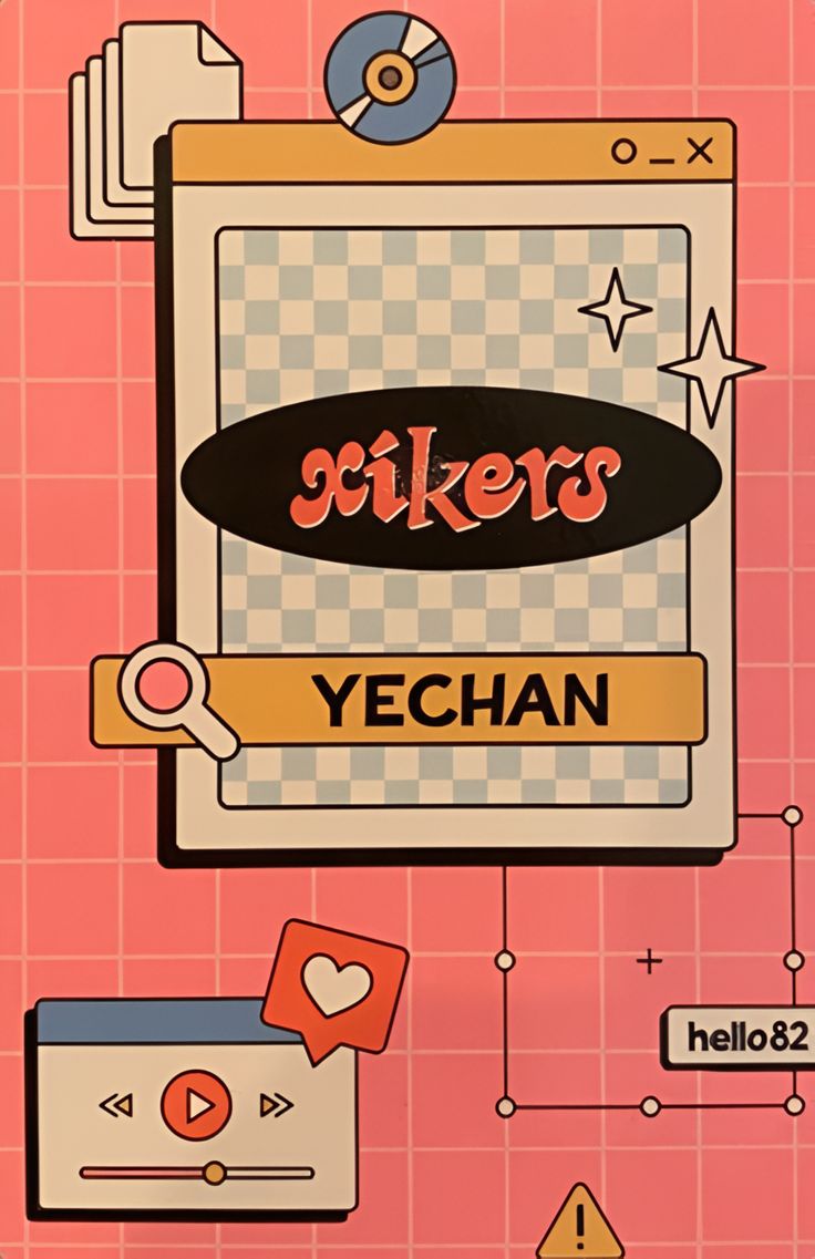 Yechan xikers photocard back side - Preorder