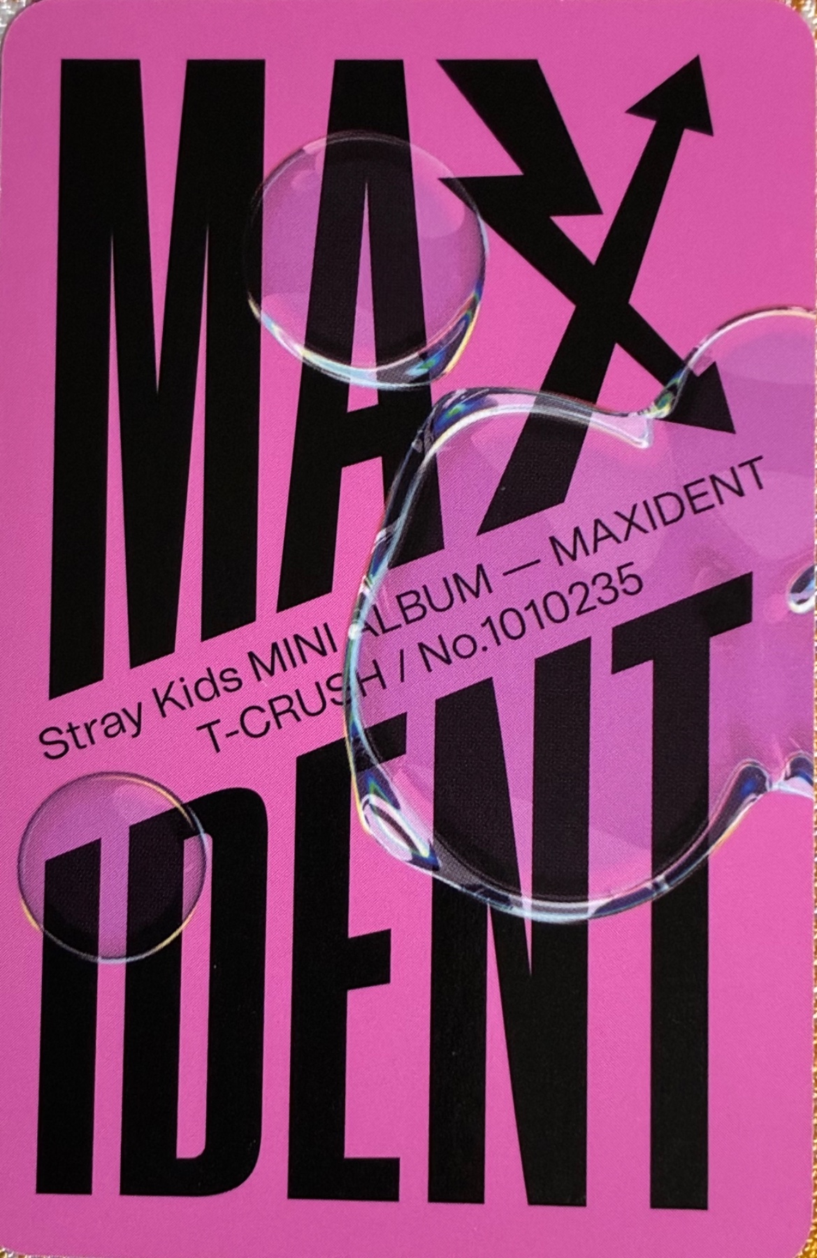 Seungmin Stray Kids photocard back side - Photocards