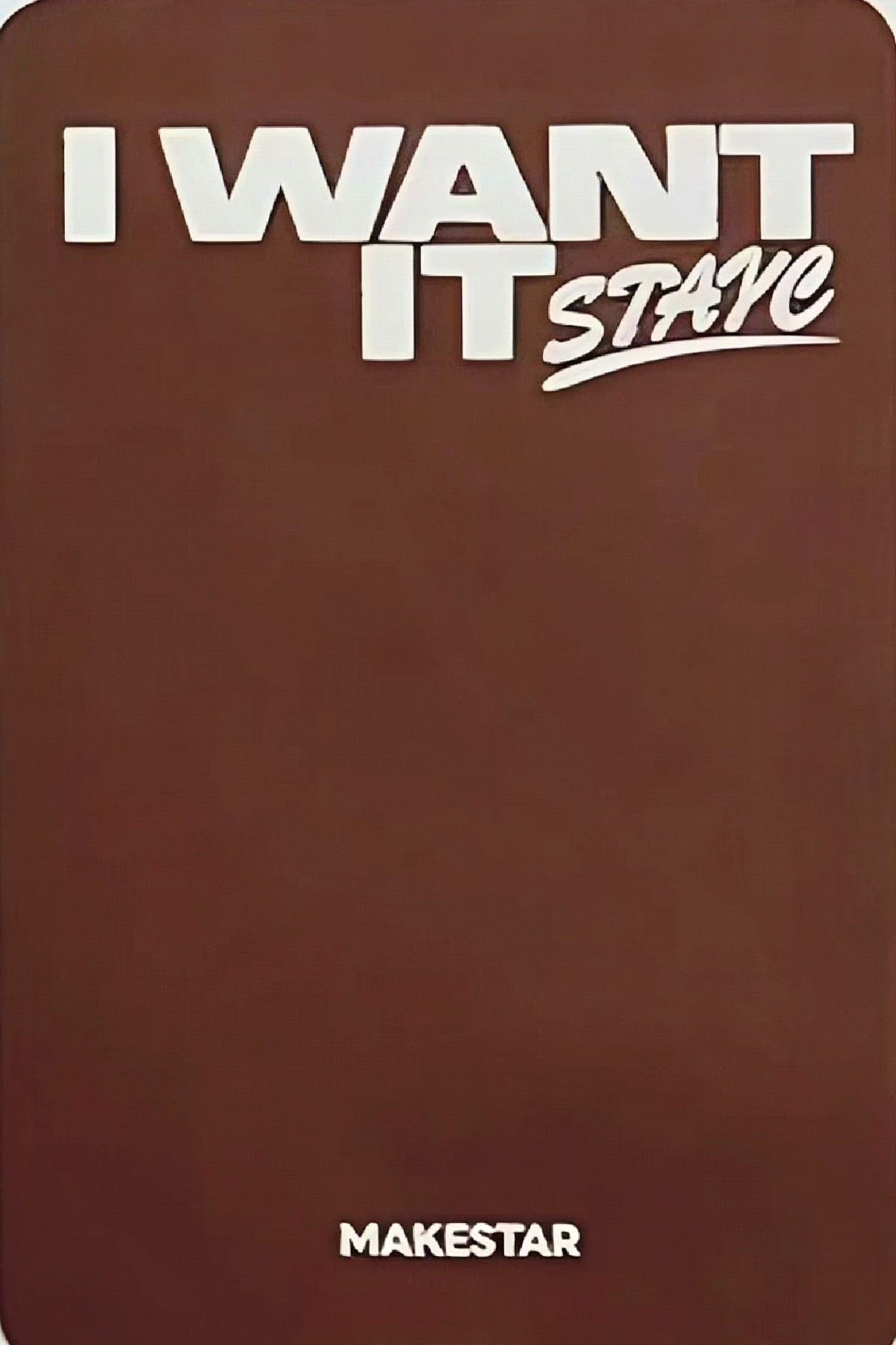 Yoon STAYC photocard back side - Online