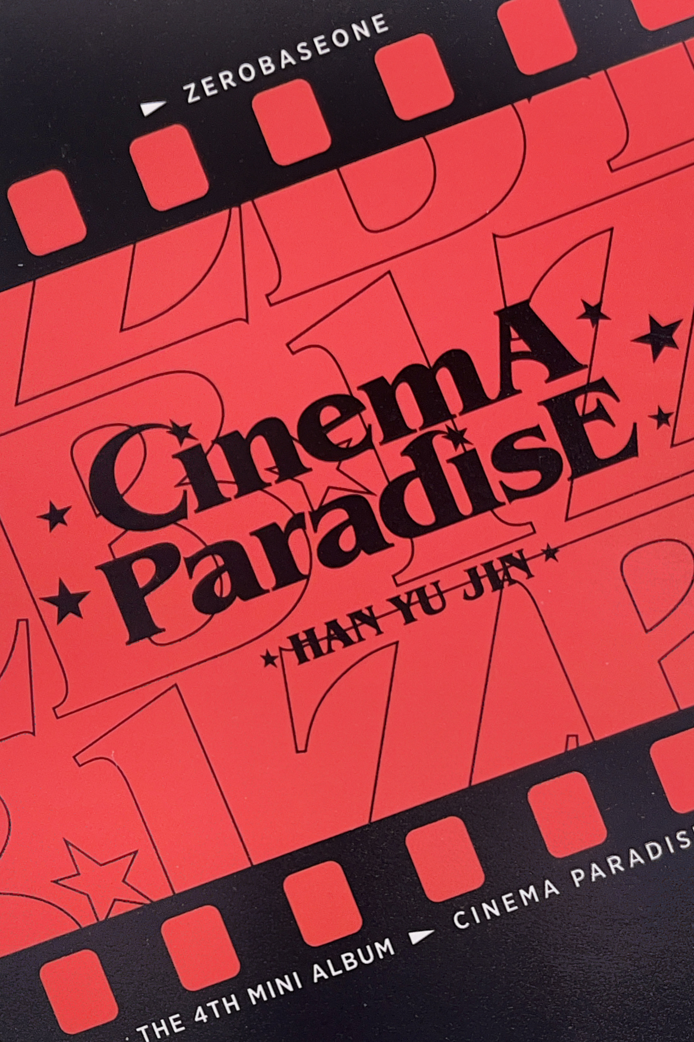 Yujin ZEROBASEONE photocard back side - Selfie Photocards