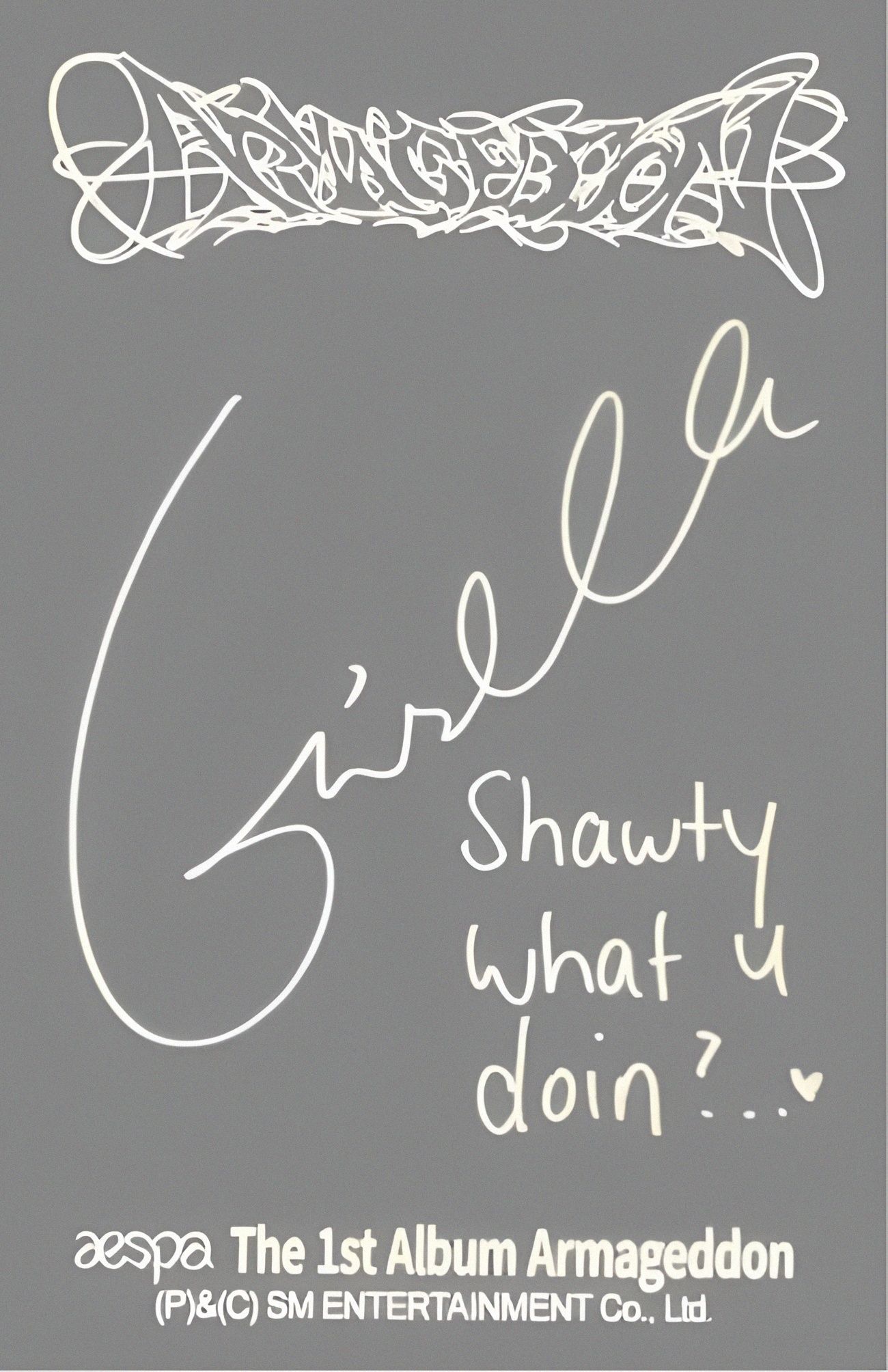 Giselle aespa photocard back side - Photocards