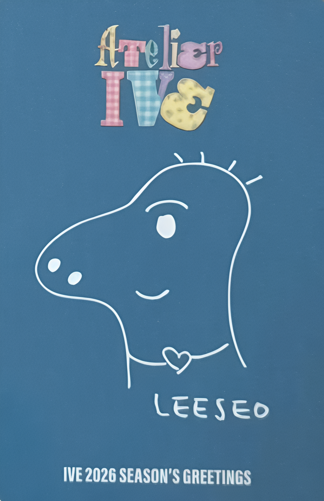 Leeseo IVE photocard back side - Photocards Set