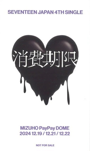 Dino SEVENTEEN photocard back side - Fukuoka Purchase Benefit