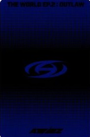 Hongjoong ATEEZ photocard back side - 👆✌️