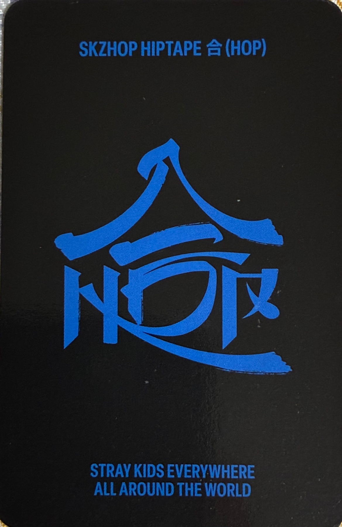 I.N Stray Kids photocard back side - Trading Card Set - 1