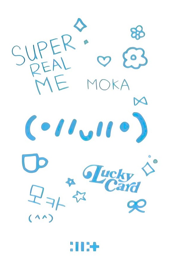 Moka ILLIT photocard back side - Photocards — B