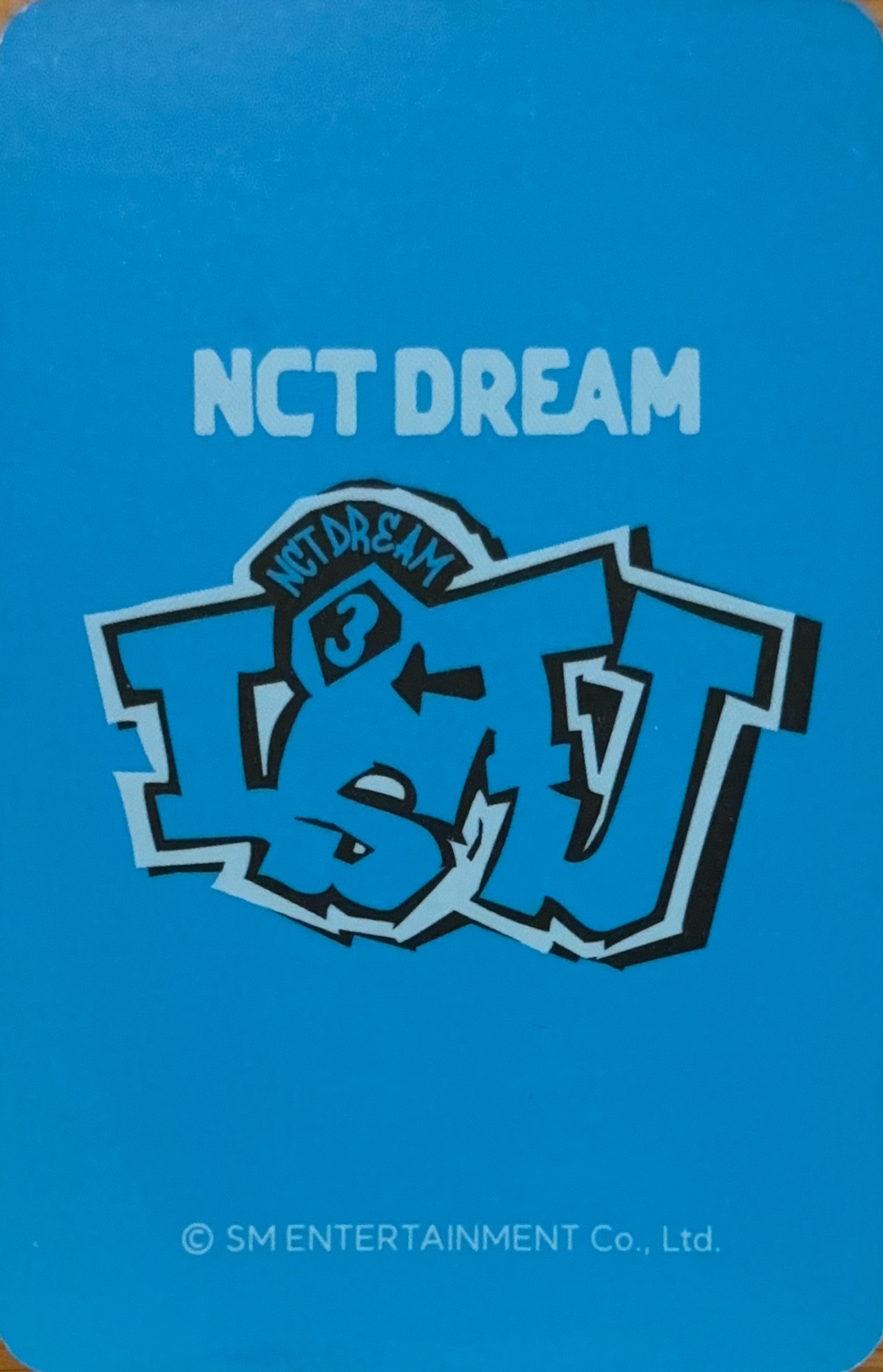 Jisung NCT DREAM photocard back side - Offline
