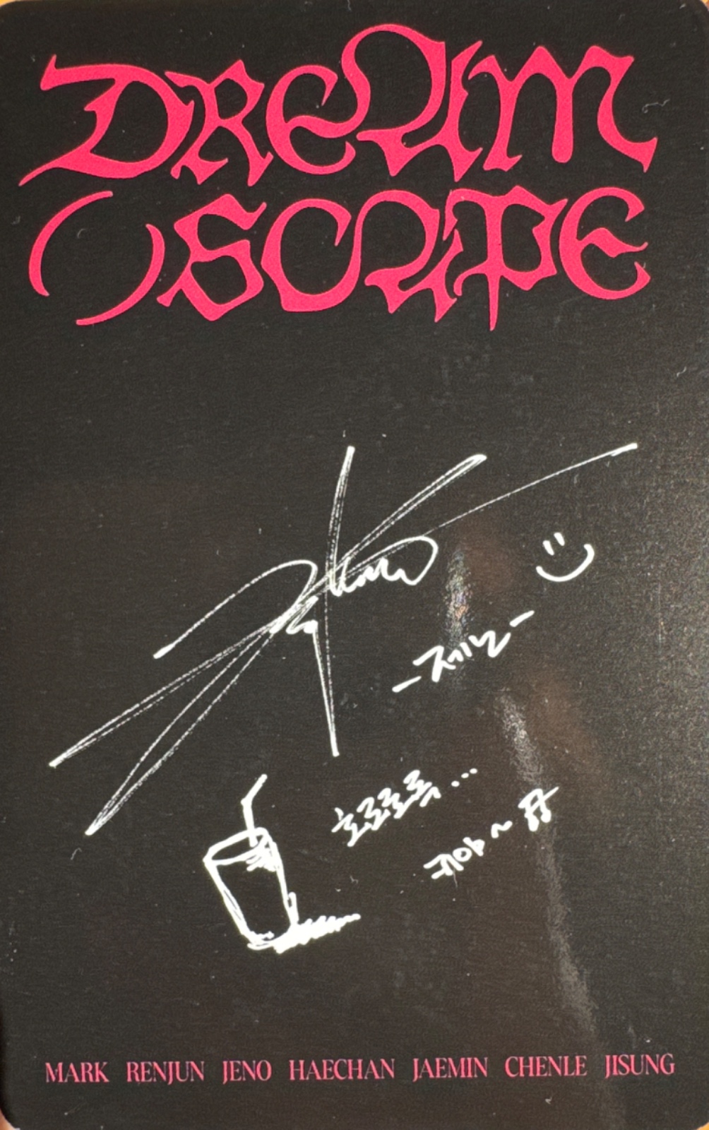 Jeno NCT DREAM photocard back side - Photocards