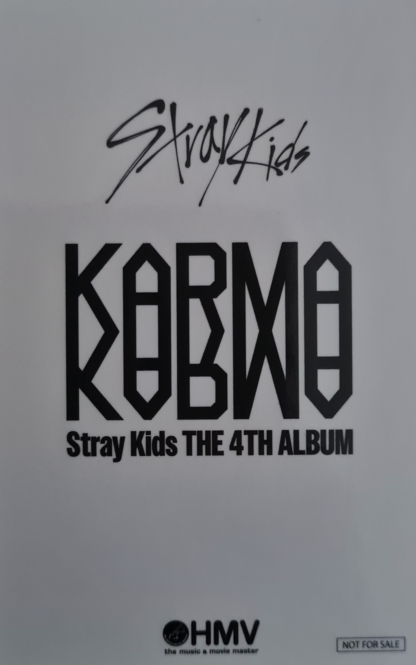 Changbin Stray Kids photocard back side - Set A