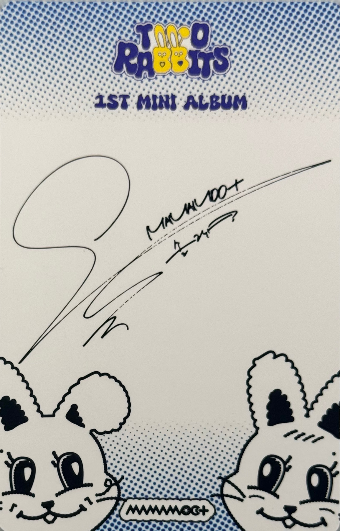 Solar MAMAMOO+ photocard back side - Photocard