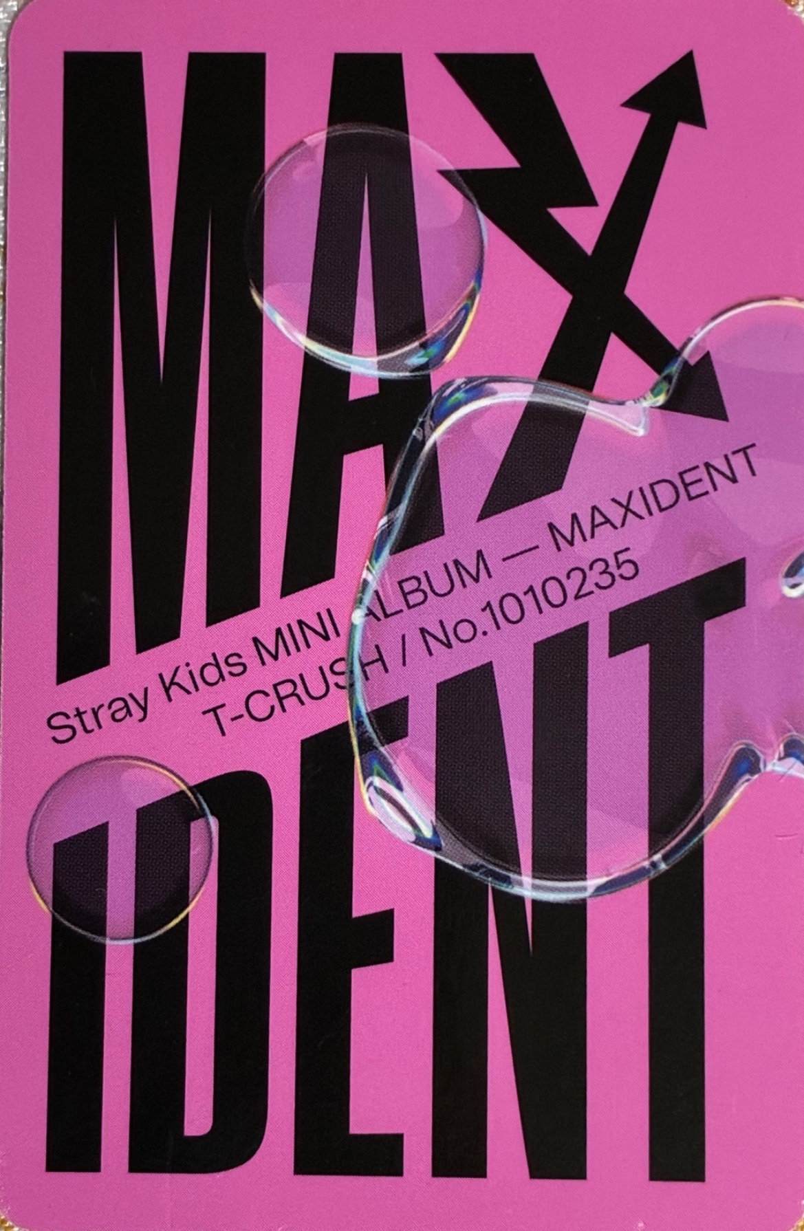 Bang Chan Stray Kids photocard back side - Photocards