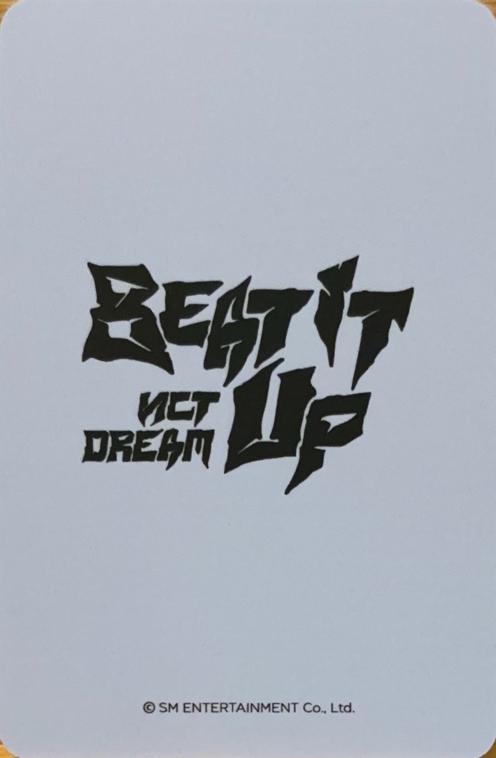 Jisung NCT DREAM photocard back side - Online