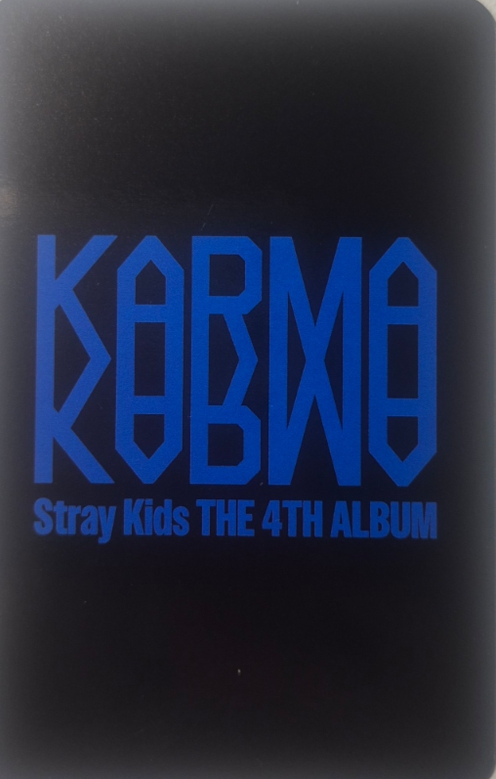 I.N Stray Kids photocard back side - Pre-Order