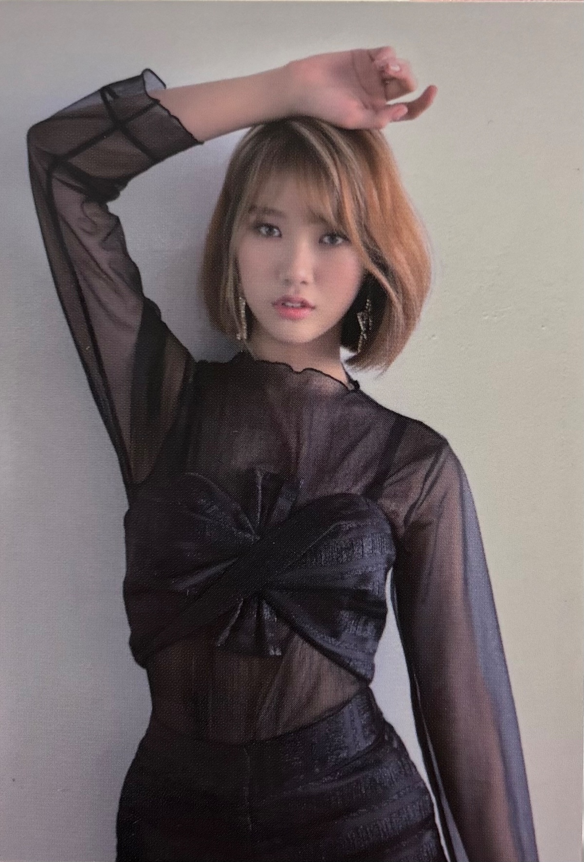 Mimi OH MY GIRL photocard back side - Styling Card