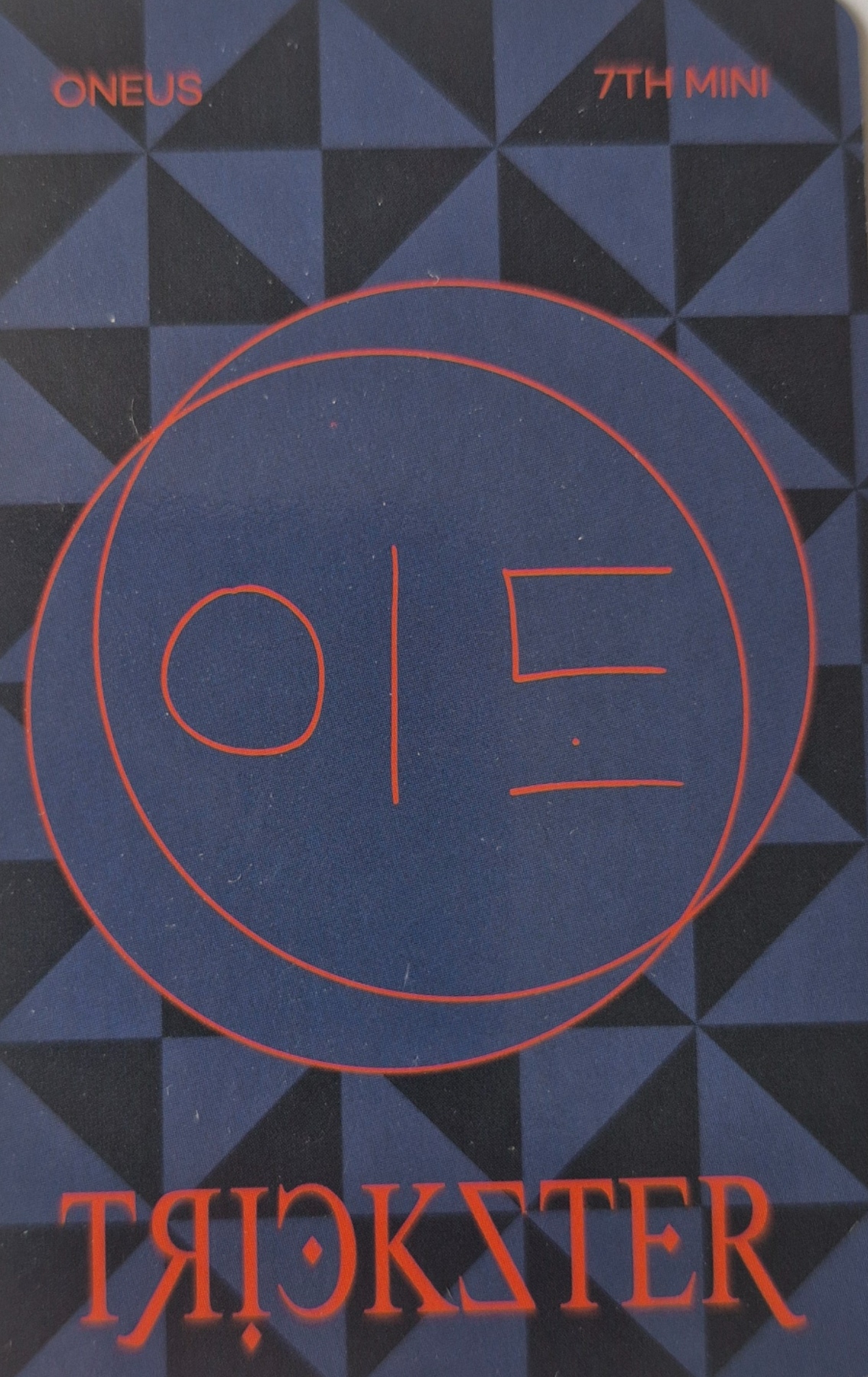 Leedo ONEUS photocard back side - Photocard
