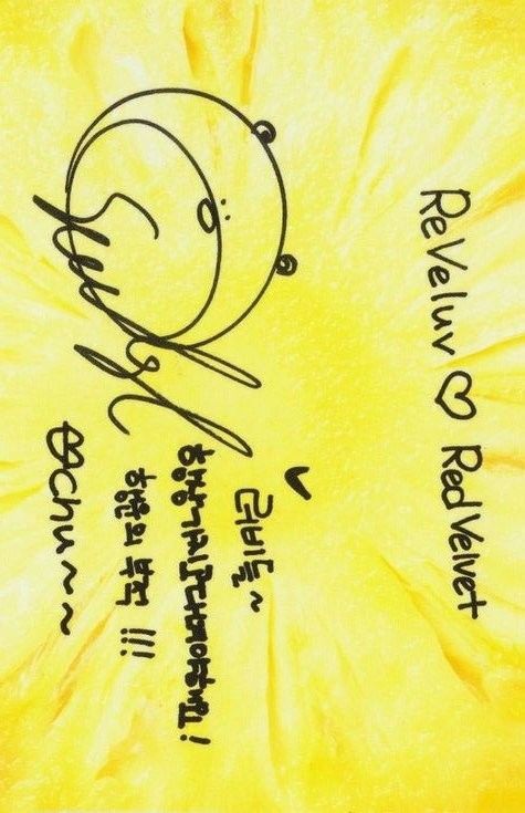 Seulgi Red Velvet photocard back side - Random Cards