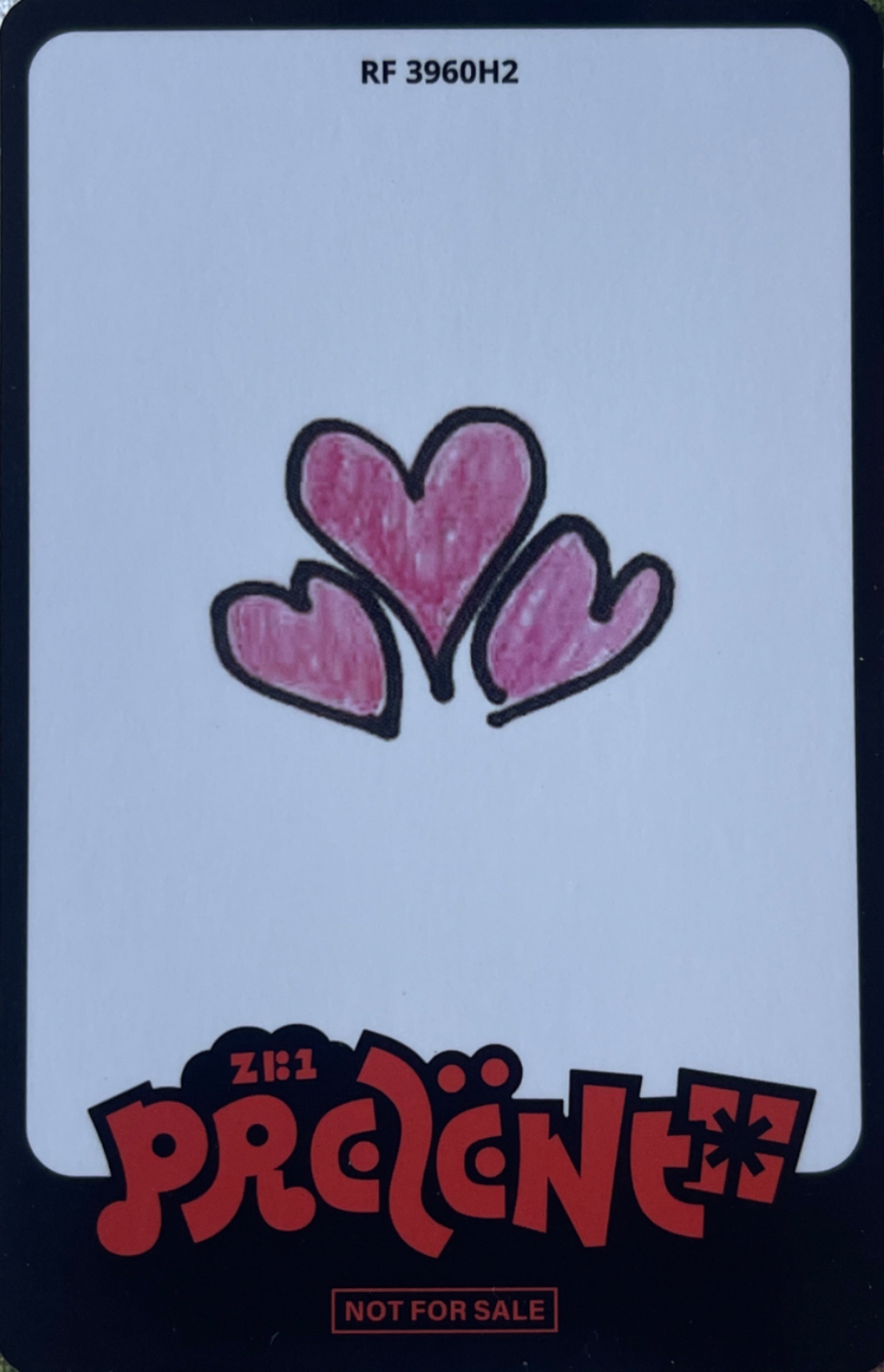 Gunwook ZEROBASEONE photocard back side - Photocard