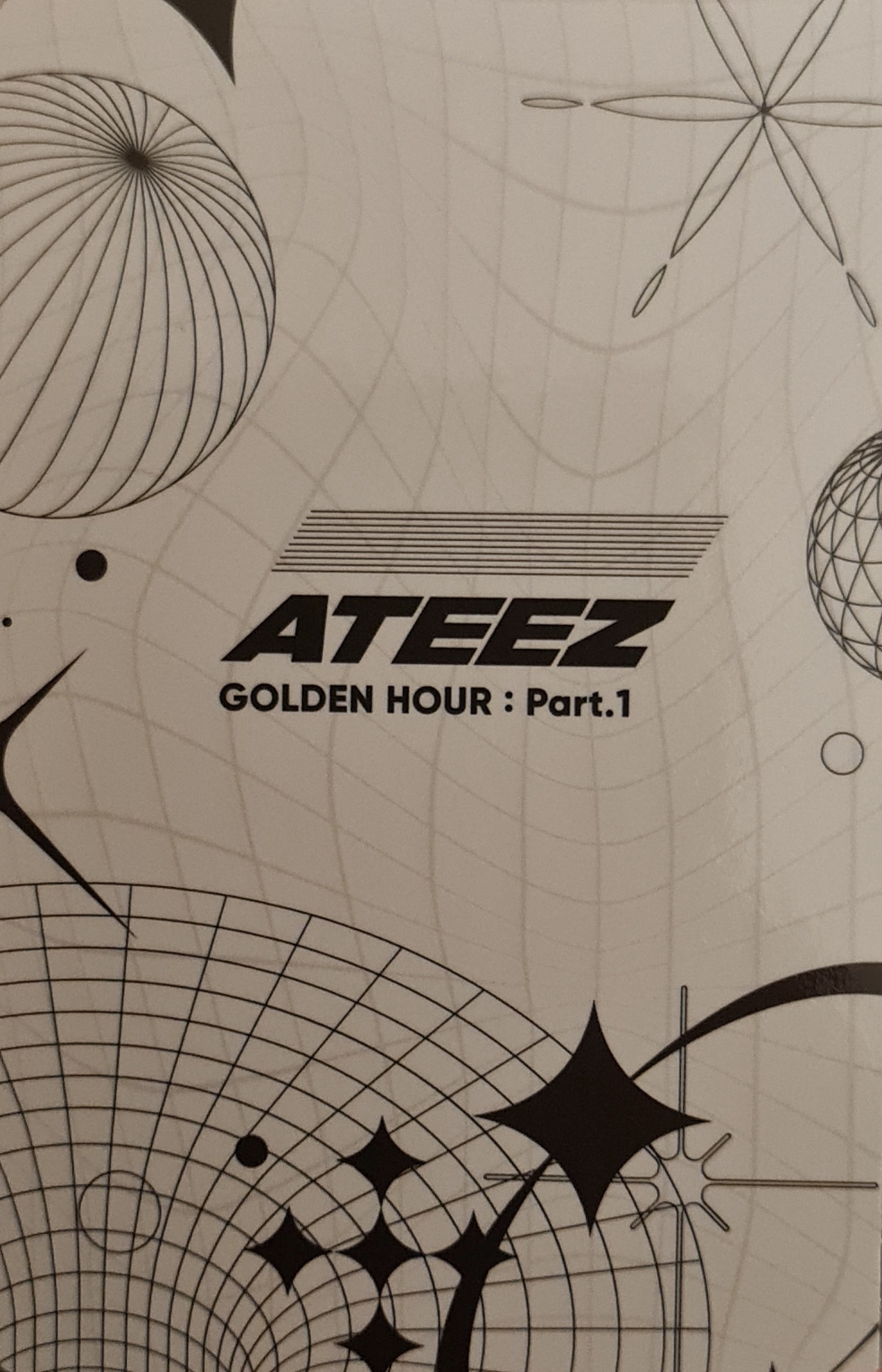 Seonghwa ATEEZ photocard back side - Europe Exclusive