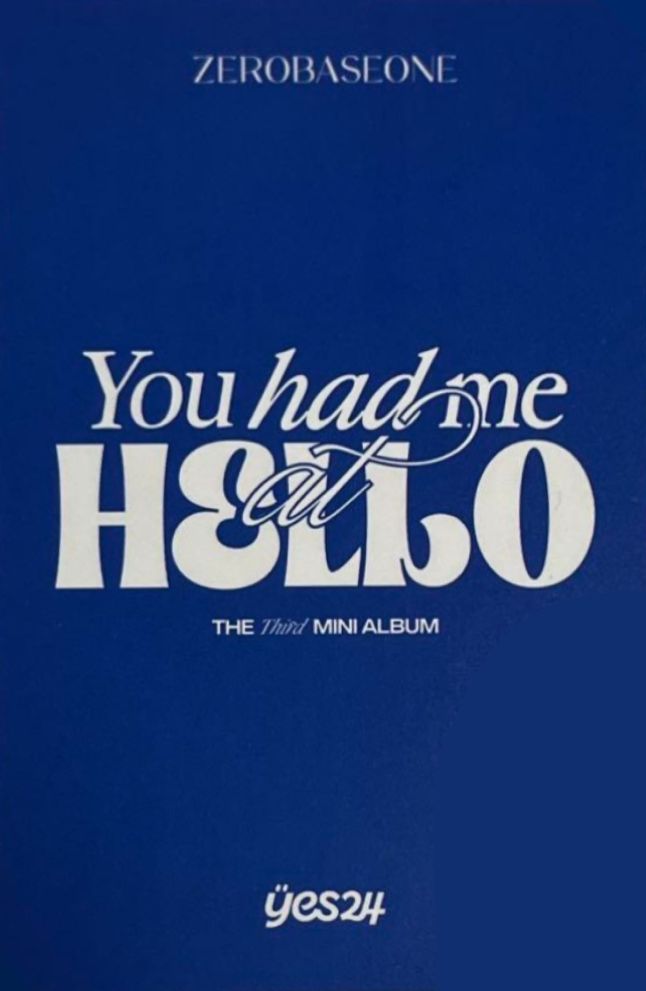 Hanbin ZEROBASEONE photocard back side - Preorder