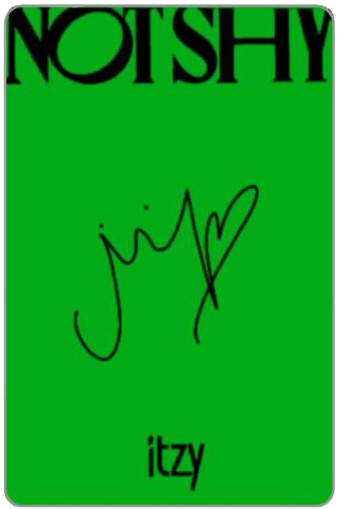 Chaeryeong ITZY photocard back side - Photocards