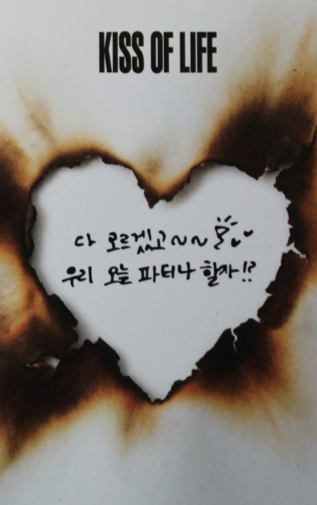 Haneul KISS OF LIFE photocard back side - Photocard