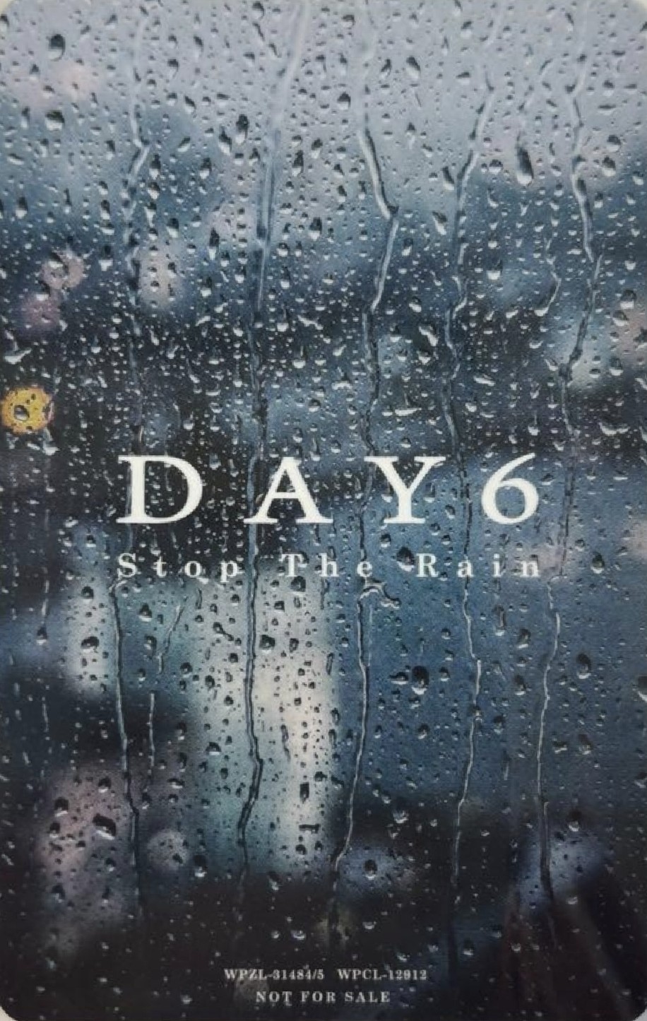 Dowoon DAY6 photocard back side - First Press Photocard