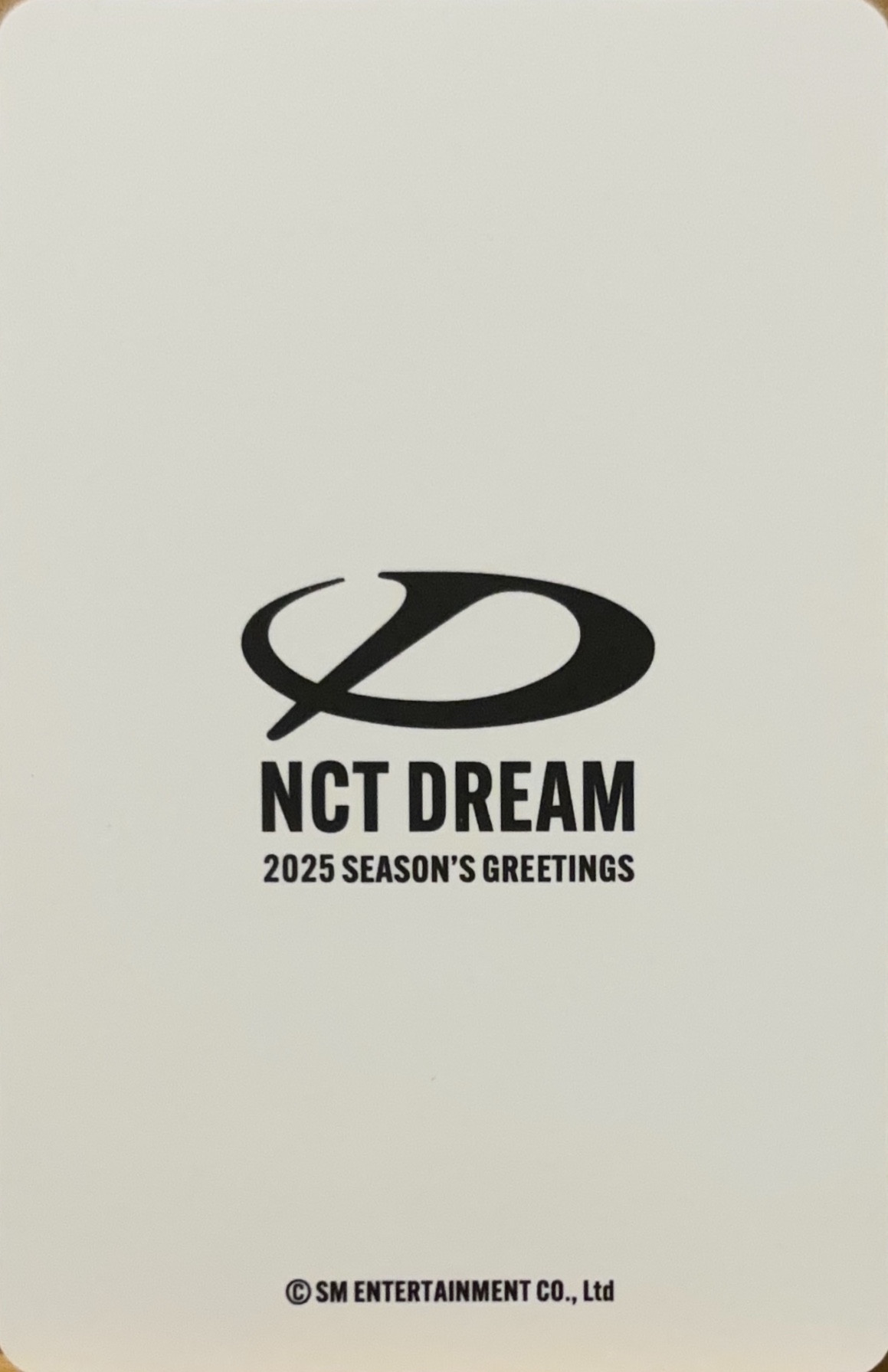Renjun NCT DREAM photocard back side - Random Trading Card A Set