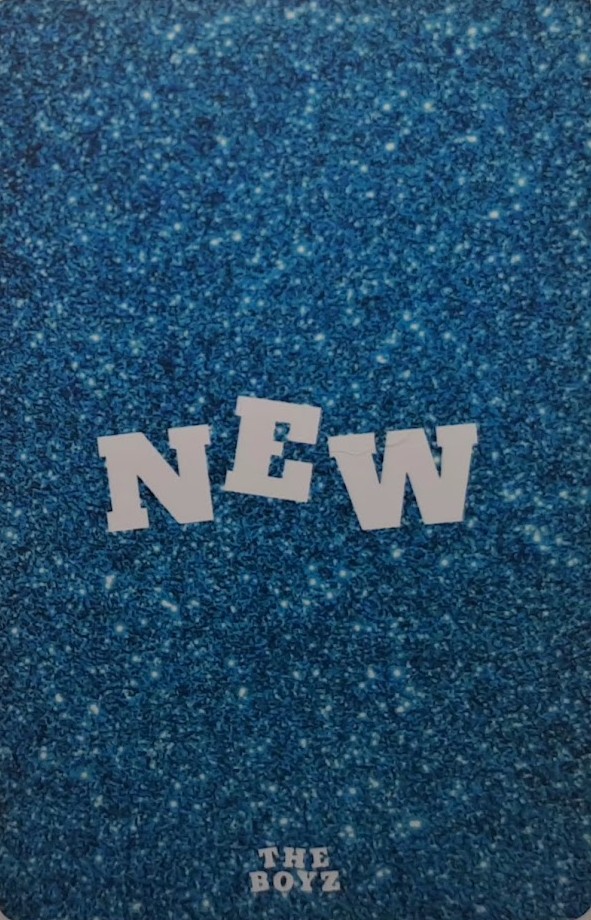 New THE BOYZ photocard back side - Photocard