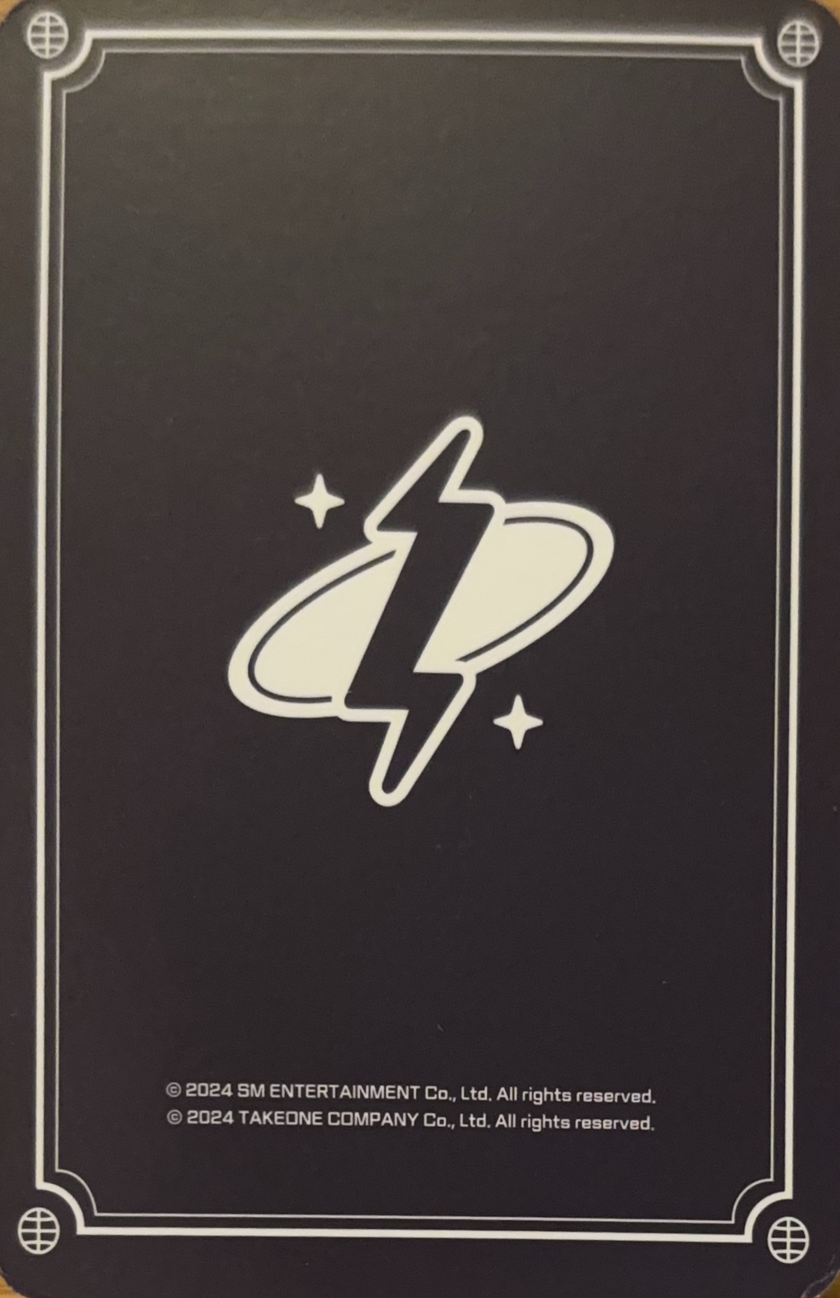 Jaehyun NCT photocard back side - Kendo ver. Set