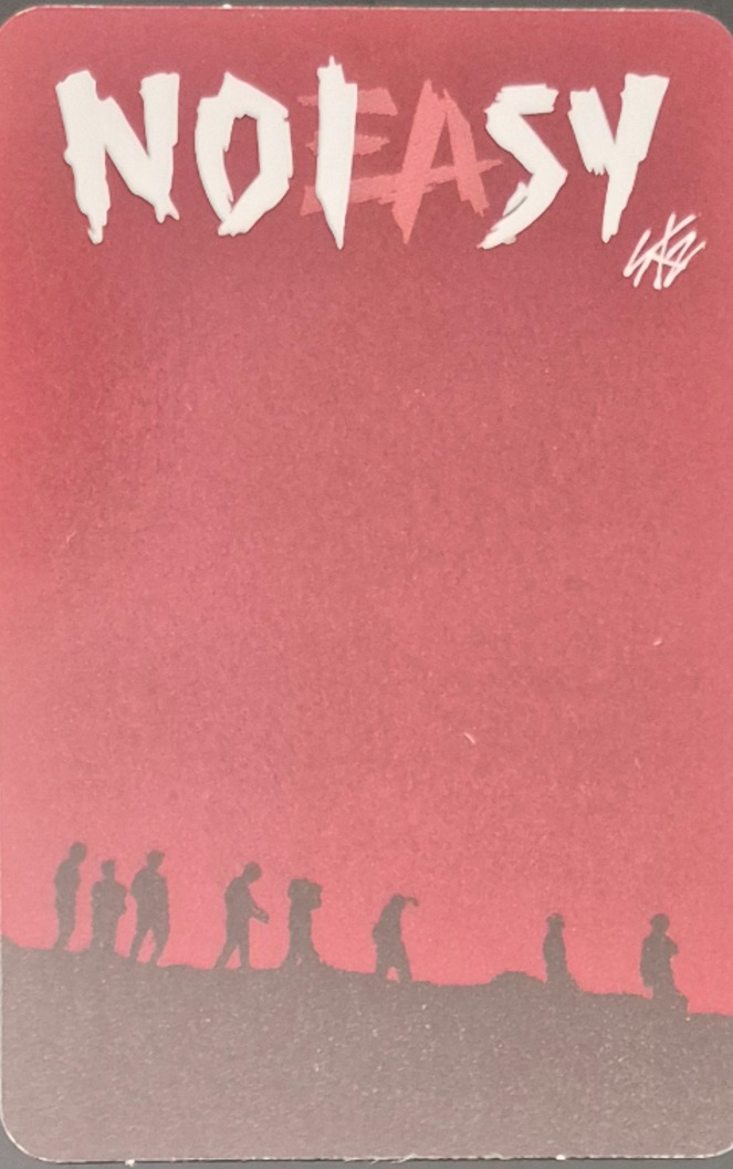 Han Stray Kids photocard back side - Random Photocard