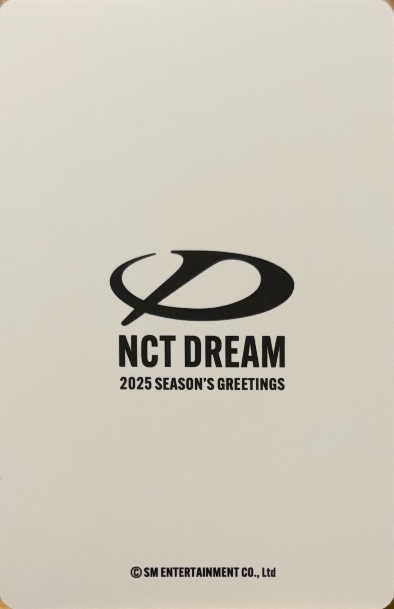 Haechan NCT DREAM photocard back side - Random Trading Card B set