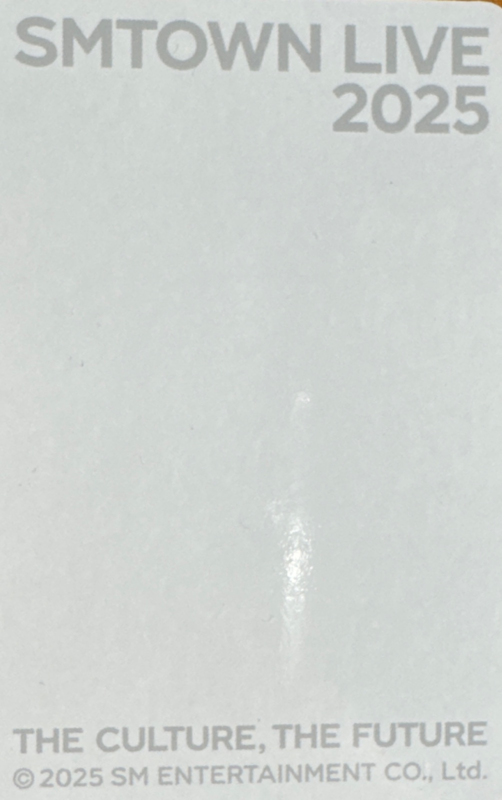 Ryo NCT WISH photocard back side - Fortune Scratch Card