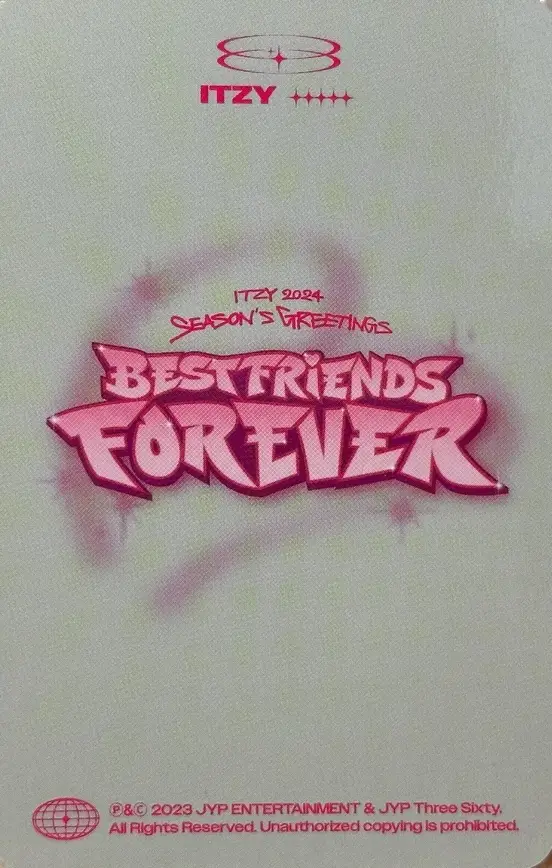 Ryujin ITZY photocard back side - Photocard Set