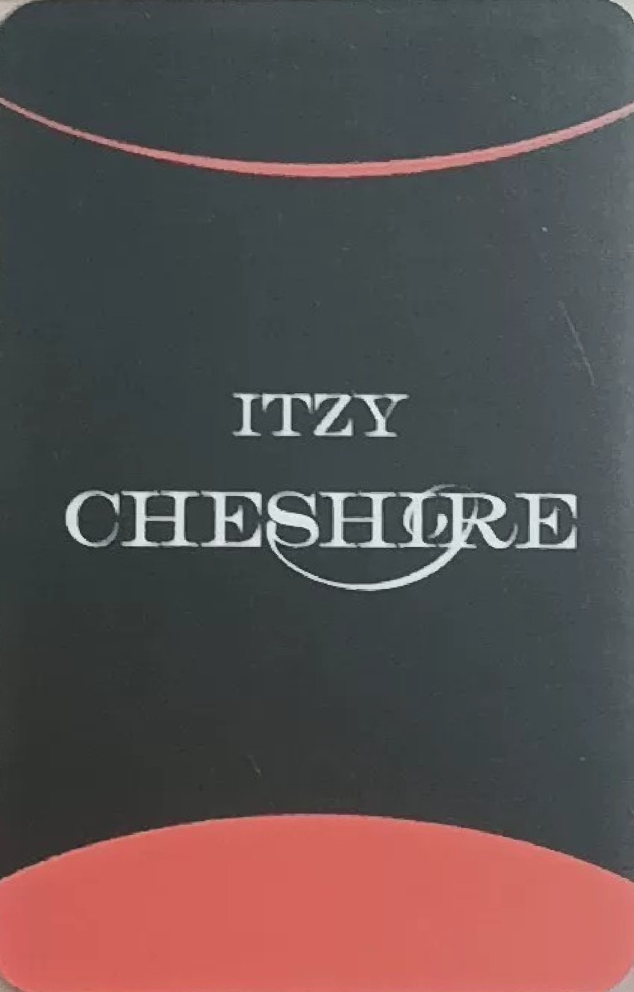 Chaeryeong ITZY photocard back side - Lucky Draw