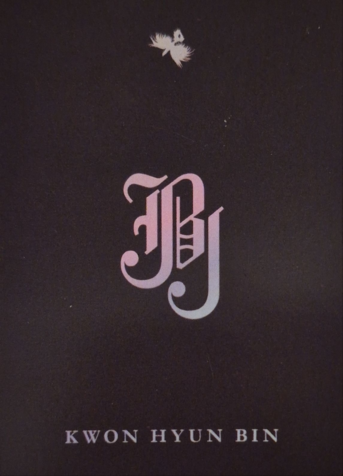 Hyunbin JBJ photocard back side - Lenticular Photocard