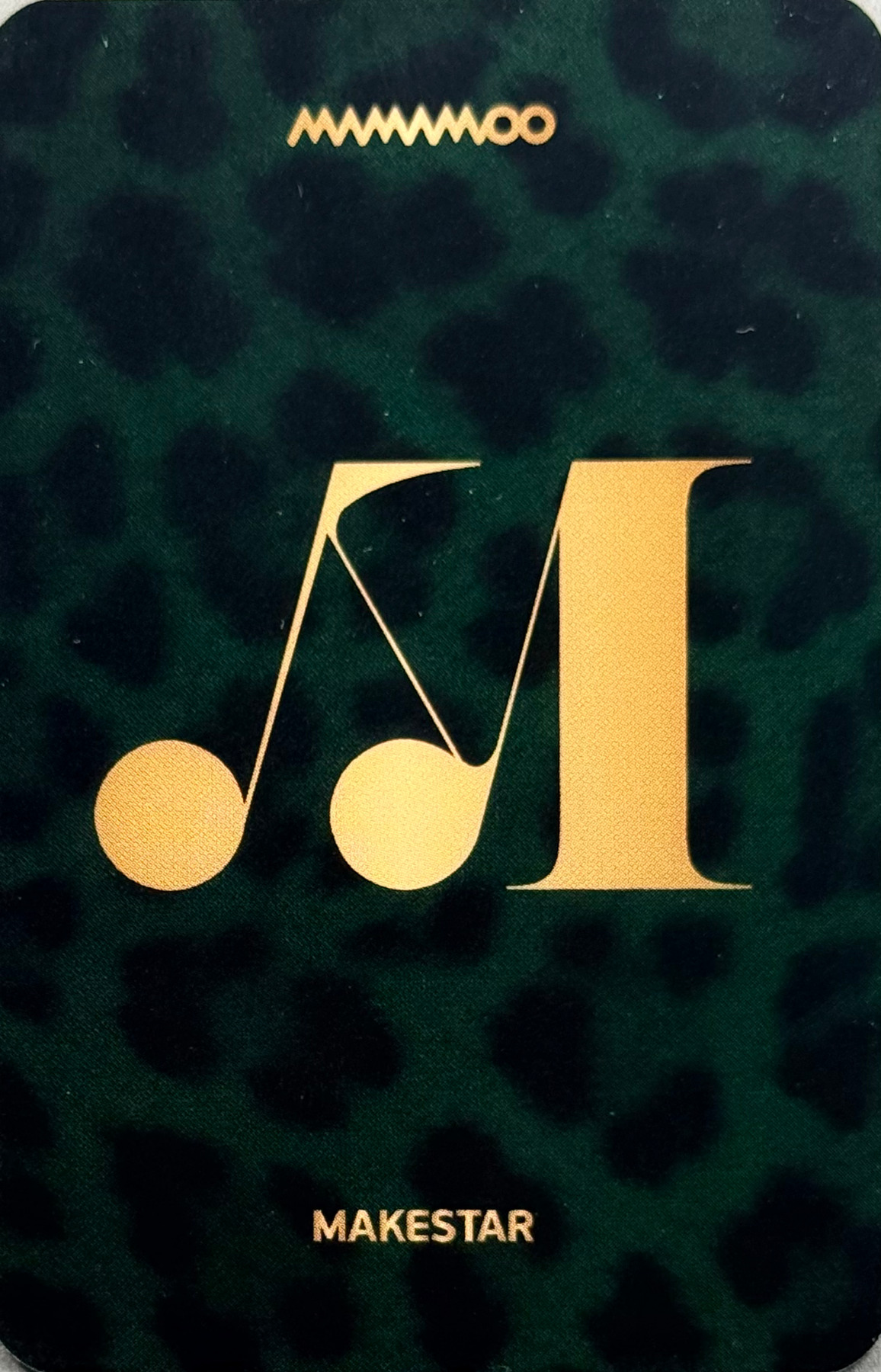 Solar MAMAMOO photocard back side - Benefit