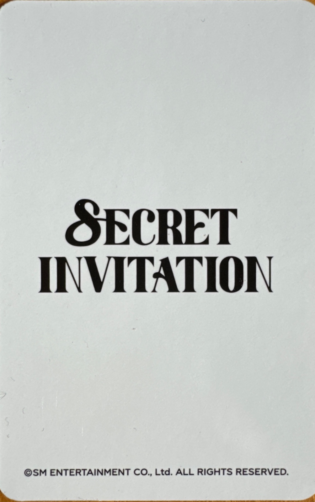 Yuta NCT 127 photocard back side - Trading Cards